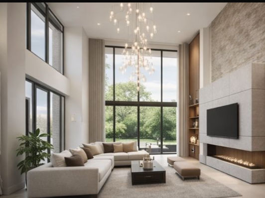Contemporary Living Room Interior